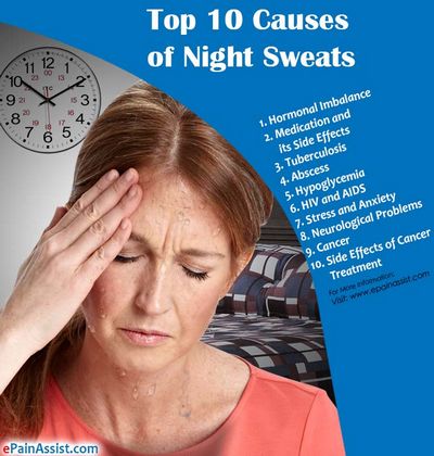 Sweaty Night Sweats - What Causes Night Sweats